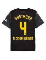 Borussia Dortmund Nico Schlotterbeck #4 Venkovní Dres 2024-25 Krátký Rukáv